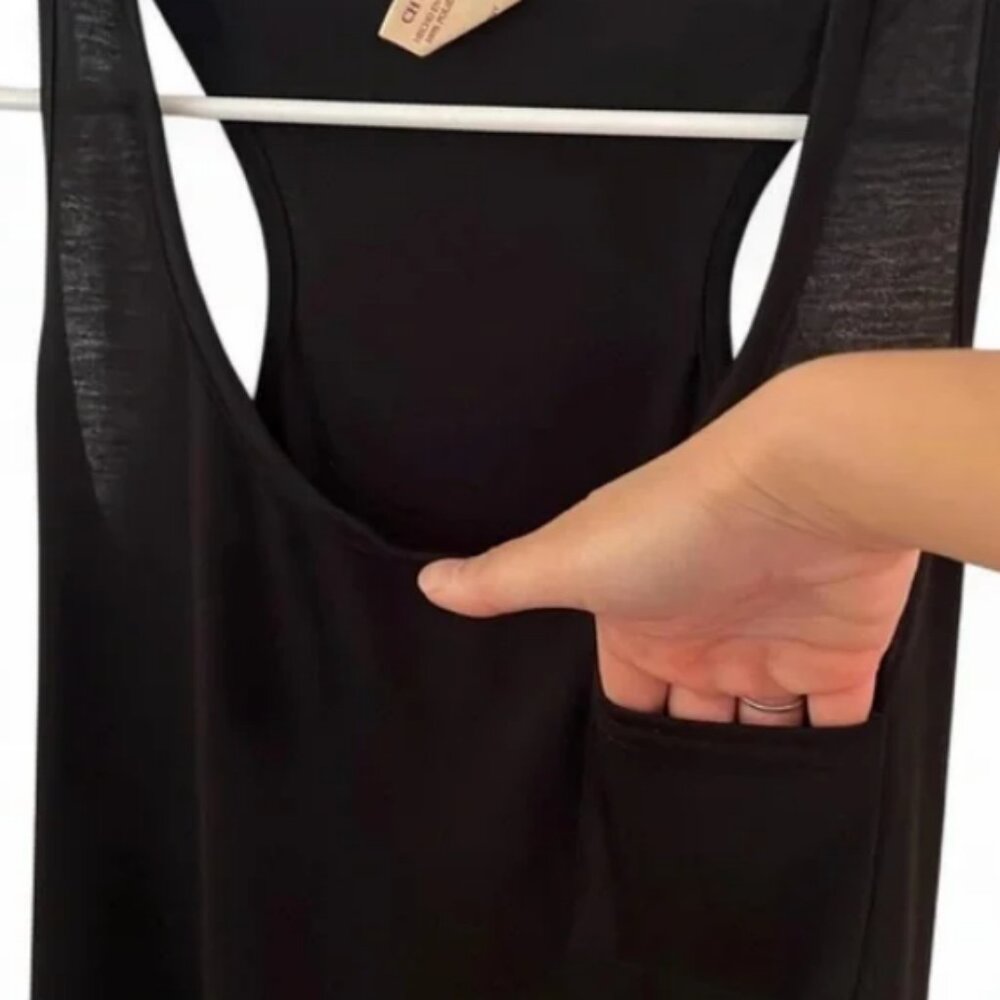 Vintage Faded Glory Women's Black Maxi Summer Racerback Dress Sz L (12-14) - Picture 10 of 14